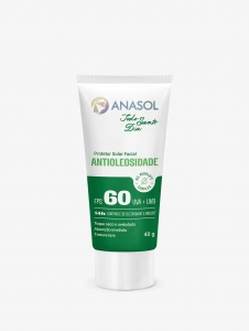 ANASOL PROTET SOLAR  FACIAL ANTIOLEOSIDADE FPS60 40G