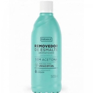 Removedor De Esmalte Farmax Liquido Argan 500ml