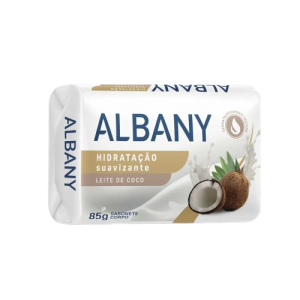 SABONETE HIDRATANTE ALBANY 85G LEITE D COCO - A012550