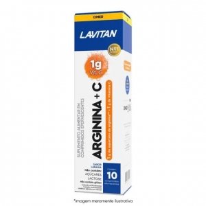 LAVITAN ARGININA+VIT C CM5 CPR-E FR X 10