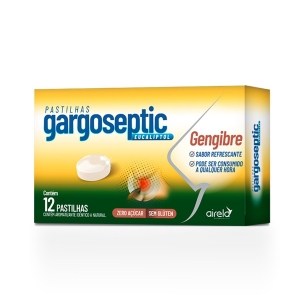 GARGOSEPTIC GENGIBRE 12 PASTILHAS