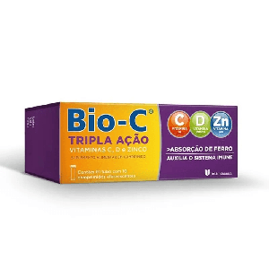 BIO-C U.Q TRIPLA ACAO CPR-E CX X 10