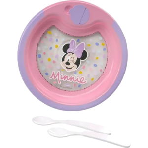 PRATO TERMICO C/2 COLHER MINNIE BABY - A012900