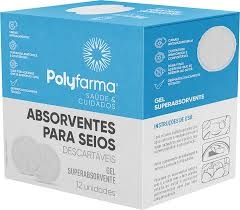 ABSORVENTE PARA SEIOS 12UN-POLYFARMA