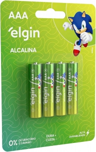 PILHA ALCALINA AAA C/4 - A013025