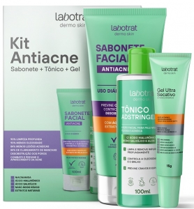 LABOTRAT LABT KIT ANTIACNE SAB+TONICO+GEL SAB.L EMB X 1UN