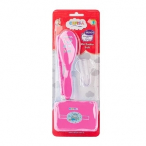 CEFISA KIT DE BANHO DESENHADO ESCOVA + PENTE + SABONETEIRA x 1