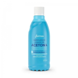 FARMAX LIQUIDO REMOVEDOR ESMALTE COM ACETONA 200 ML x 1