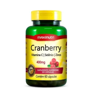 CRANBERRY +VITAMINA C+ZINCO 400MG C/60 MAX