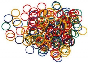 ELASTICO CAB PEQ COLORIDA C/80