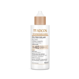 ADCOS PROTETOR SOLAR FLUID FPS40 BRONZE 40ML