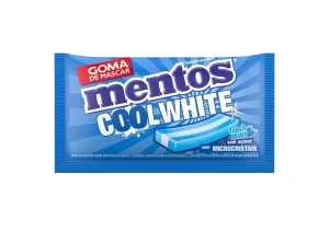 Goma de Mascar Fresh Mint Zero Açúcar Mentos Cool White Envelope 8,5g