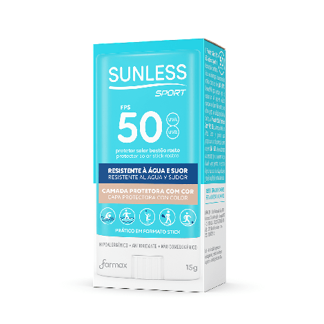 PROTET SOLAR SUNLESS SPORT BASTAO FPS50 15G - A011074