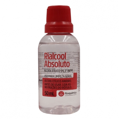 ALCOOL ABSOLUTO 99,3 50ML RIO QUIMICA