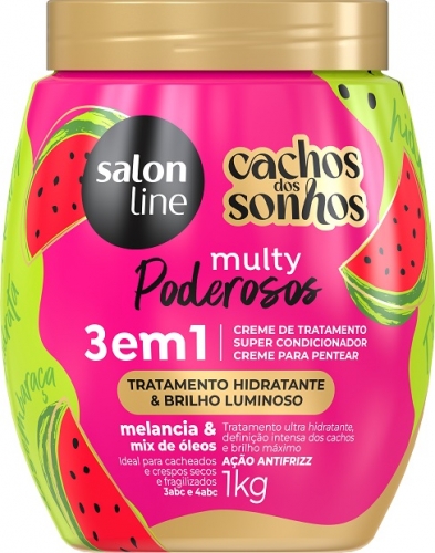 SALON LINE CR CACHOS DOS SONHOS MELANCIA 1KG - A012953