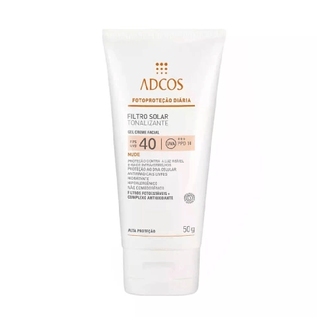 ADCOS FILTRO SOLAR TON GEL PEACH CR FPS40 50G