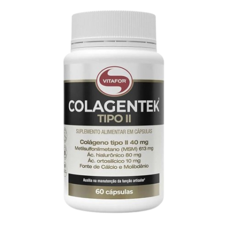 COLAGENTEK  TIPO II C/60CAPS 750MG - A013245