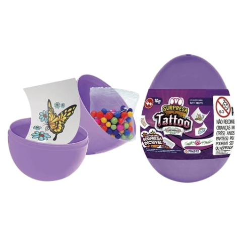 OVO SURPRESA TATOO MENINA - A012697
