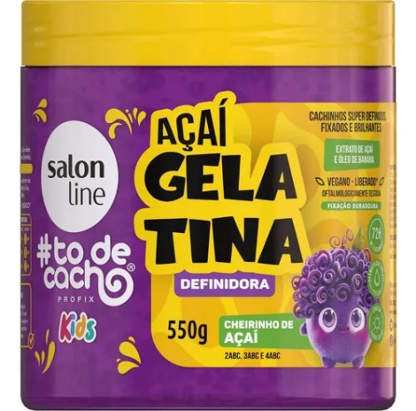 SALON LINE GELATINA ACAI 550G