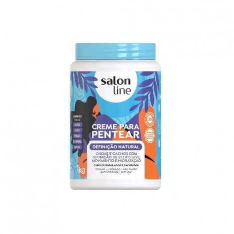 SALON LINE CREME PARA PENTEAR SLN DEFINICAO NATURAL CR-PE PT X 1000GR