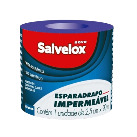 ESPARADRAPO IMPERMEAVEL  SALVELOX 2,5X90CM - A009368