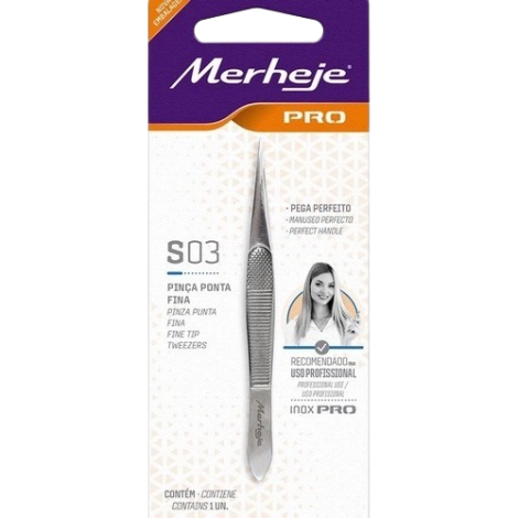 PINCA DEPILATORIA MERHEJE PROFDD PONTA FINA - A012556