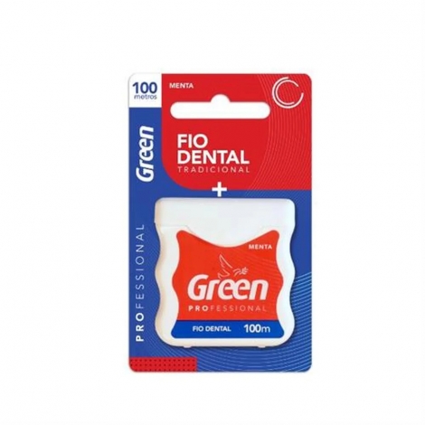 GREEN FIO DENTAL SABOR MENTA 100 MT x 1