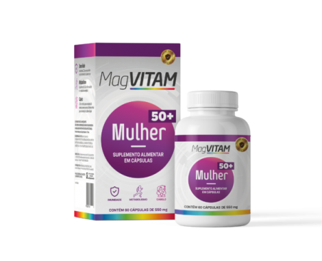MAGVITAM  AZ MULHER 50+ 550MG C/60 CPR- - A012604