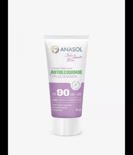 ANASOL PROTET SOLAR  FACIAL ANTIOLEOSIDADE FPS90 40G