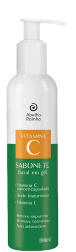 SABONETE LIQUIDO FACIAL VITAMINA C 190ML-ABELHA RAINHA - A012108