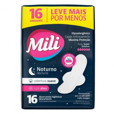MILI ABS NOTURNO ULTRA C/ABAS  C/16