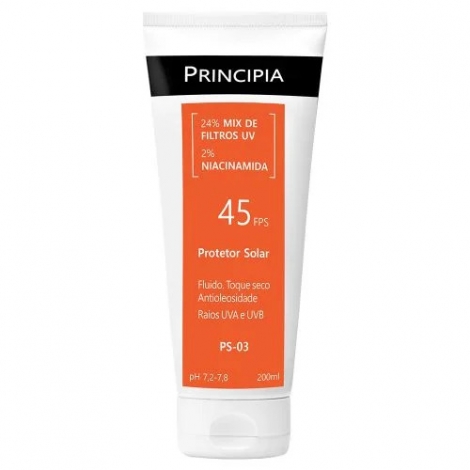 PRINCIPIA PROTETOR SOLAR FPS 45 TOQUE SECO 200ML