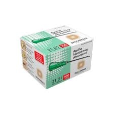 AGULHA HIPODERMICA 25X0.80 MM