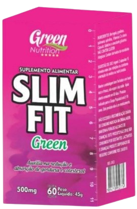SLIM FIT GREEN 500MG 60CAPS GREEN NUTRITION - A009568