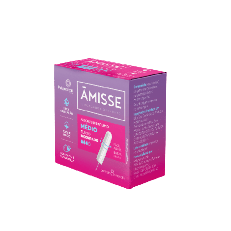 ABSORVENTE INTERNO AMISSE C/8 MINI