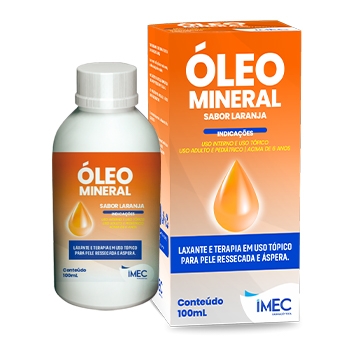 Óleo Mineral Liquído Laranja 100ml