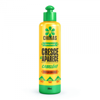 CHICAS COSMETICOS CREME CAPILAR FINALIZADOR CRESCE E APARECE 300 G x 1